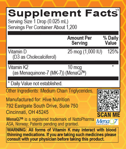 Vitamin D3/K2 Liquid